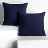 DecoKing Pagalvės užvalkalas 80×80 tamsiai mėlynas 2 vnt