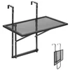 VEVOR Kabantysis balkono stalas metalinis 19 x 24 cm