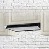 Cooker hood under-cabinet AKPO WK-7 K GLASS 50 JUODA/Juoda SZKŁO (166 m3/h, 500mm, juodos spalvos)
