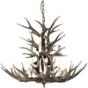 Pakabinamas šviestuvas Ideal Lux Suspended lamp with 12 lights CHALET, E14, sand color