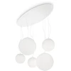 Pakabinamas šviestuvas Ideal Lux Suspended lamp with 5 lights MAPA, E27, amber color