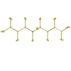 Pakabinamas šviestuvas ATOMIC LONG, 10xG9, aukso sp.
