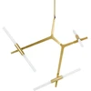 Pakabinamas šviestuvas CANDELABR 6, 6xG9, aukso sp.