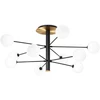 Pakabinamas šviestuvas Ideal Lux Lubinis šviestuvas Cosmopolitan Pl10 Nero Ottone
