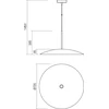 Pakabinamas šviestuvas CYMBAL, E27, juodos/aukso sp., 01-1744