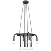 Pakabinamas šviestuvas DELORI, 8xG9, juodos/baltos sp., 4324600