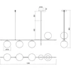 Pakabinamas šviestuvas ESSENTIAL, E14, matinės aukso sp.