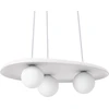 Pakabinamas šviestuvas PLASTER NEST, 3xG9, baltas