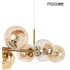 Pakabinamas šviestuvas ROMEO GOLD, 8xE27, aukso/gintaro sp.