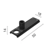 Pakabinamo magnetinio bėgelio THE TRACKING MAGNET lubinio montavimo detalė, 2vnt.