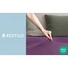 Paklodė su guma 100–120x200+30 PLUM