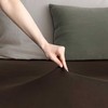 Paklodė DecoKing Amber, šokoladinė, 120x200 cm, su guma