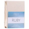AmeliaHome Paklodė su guma 140–160×200+30 cm šviesiai smėlio AH RUBY