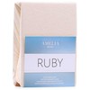 AmeliaHome Paklodė su guma 80–90x200+30 smėlio spalvos AH RUBY