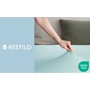 Paklodė su guma Amber Frozen Mėlyna AmeliaHome 180–200 × 200 cm, mėlyna