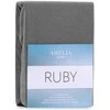 Paklodė su guma frotinė pilka Amelia Home Ruby
