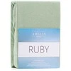 Paklodė su guma frotinė šviesiai žalios spalvos Amelia Home Ruby