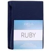 Paklodė su guma frotinė tamsiai mėlyna Amelia Home Ruby