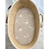 Paklodė su guma kūdikio vežimėliui ir Moses krepšio čiužiniui 75 × 35 cm My Sweet Baby Twinkle Woodland