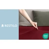 Paklodė su guma Restilo 140–160 × 200 + 30 cm, bordo