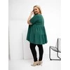 Palaidinė moterims plus size tamsiai žalia