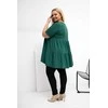 Palaidinė moterims plus size tamsiai žalia