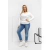 Palaidinė moteriška ecru spalvos plus size RV