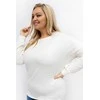 Palaidinė moteriška ecru spalvos plus size RV