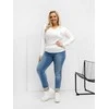 Palaidinė moteriška ecru spalvos plus size RV
