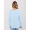 Palaidinė moteriška oversize šviesiai mėlyna