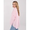 Palaidinė moteriška oversize šviesiai rožinė