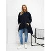 Palaidinė moteriška tamsiai mėlyna plus size RV