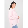 Palaidinė oversize silueto šviesiai rožinė