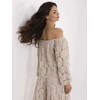 Palaidinė smėlio spalvos elegantiška ilgomis rankovėmis