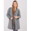 Paltas moterims -IT-PL-20238.23-ciemny pilka