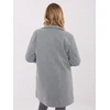 Paltas moterims -IT-PL-20238.23-ciemny pilka