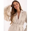 Paltas moterims -IT-PL-5792.33-jasny smėlio spalva
