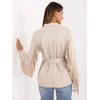 Paltas moterims -IT-PL-5792.33-jasny smėlio spalva