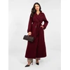 Paltas moterims -IT-PL-97035.16-ciemny raudona