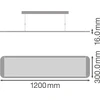 Ledvance Panelė DIRECT/INDIRECT 1200 UGR<19 36 W 3000 K WT