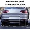 Parkavimo sistema su 4 davikliais
