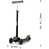 Paspirtukas SCOOTER Little Star geltonas
