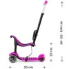 Paspirtukas SCOOTER Little Star rožinis