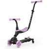 Paspirtukas vaikams violetinis 3in1 su sėdyne Qplay