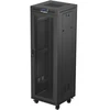 LANBERG Rack spintelė 19 laisvai stovinti 37U 600x600 plokščia pakuotė su tinklelio durelėmis LCD juodas