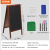 VEVOR Dvipusė lauko lentelė su kreida 50x100 cm