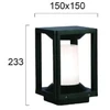 Pastatomas lauko šviestuvas KOREY, E27, juodas, IP54, 4321500
