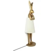 Pastatomas šviestuvas RABBIT, 150cm, E27, aukso/baltos sp.