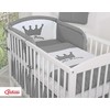 Patalynės komplektas 2 dalių Little Prince/Princess antracito – jaukumui ir saldiems sapnams.