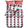 DecoKing Patalynės komplektas BASIC GEO 135x200 + 80x80 cm
